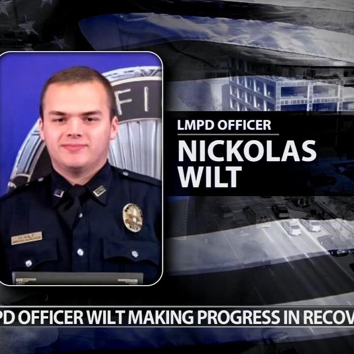 LMPD Officer Nick Wilt off ventilator, hits 'significant milestone' in recovery